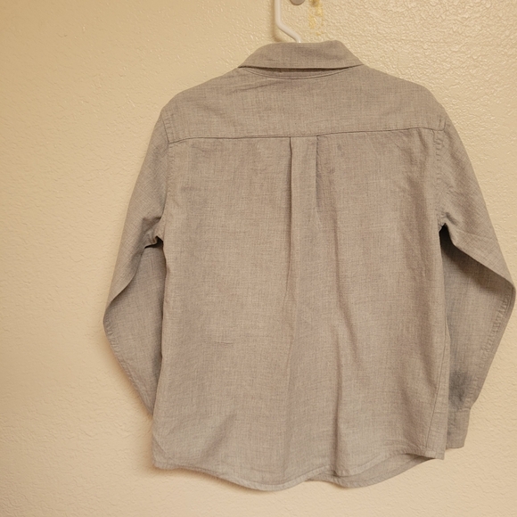 Janie + Jack Boys Gray Button-Up Shirt - Picture 4 of 4